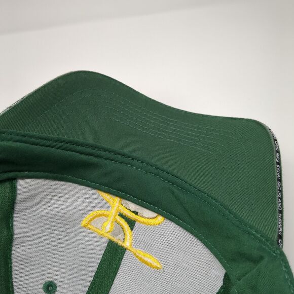 Maui Snapback Hat Green One Size Embroidered Logo Hawaiian Headwear - Picture 7 of 8